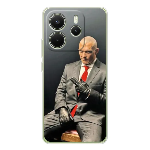 Чехол с принтом «Усик Hitman» для Xiaomi Redmi Note 14 4G (Global)