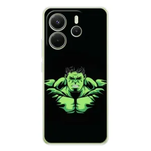 Чехол с принтом «Зелёный Халк» для Xiaomi Redmi Note 14 4G (Global)