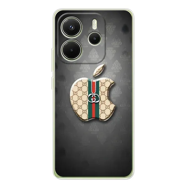 Чохол з принтом «Apple gucci» для Xiaomi Redmi Note 14 4G (EU) Чохол з принтом «Apple gucci» для Xiaomi Redmi Note 14 4G (EU)