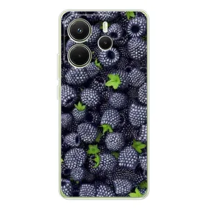 Чохли з фруктами для Xiaomi Redmi Note 14 4G (VPrint) (Ожина)