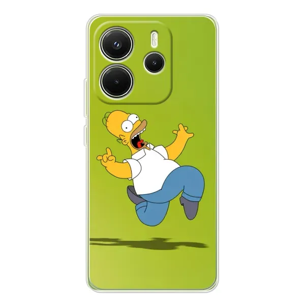 Чехол с принтом «Гомер Симпсон» для Xiaomi Redmi Note 14 4G (EU)