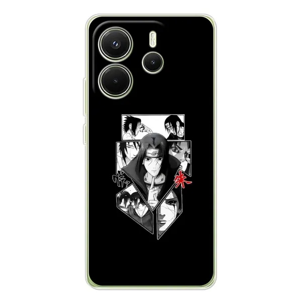 Чехол с принтом «коллаж Итачи» для Xiaomi Redmi Note 14 4G (EU)