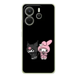 Чехол с кроликом Куроми на Xiaomi Redmi Note 14 4G (Куроми и Мелоди)