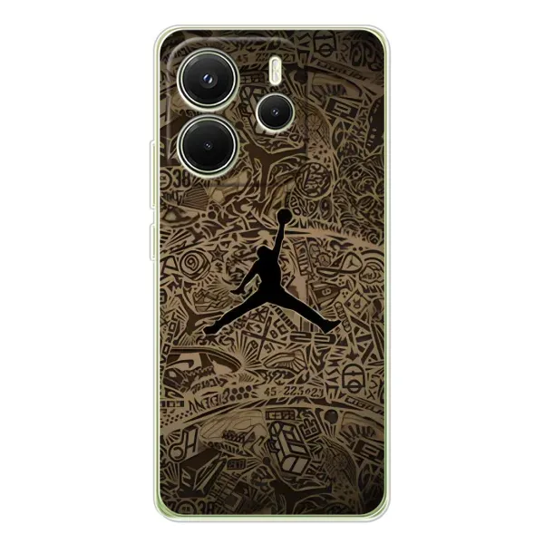 Чохол з принтом «Logo Jordan» для Xiaomi Redmi Note 14 4G (EU) Чохол з принтом «Logo Jordan» для Xiaomi Redmi Note 14 4G (EU)