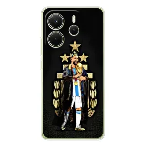 Чохли для Xiaomi Redmi Note 14 4G (Leo чемпіон) (AlphaPrint) (Мессі Король)