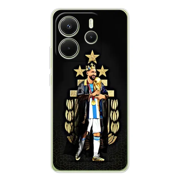 Чехол с принтом «Месси Король» для Xiaomi Redmi Note 14 4G (EU) Чехол с принтом «Месси Король» для Xiaomi Redmi Note 14 4G (EU)