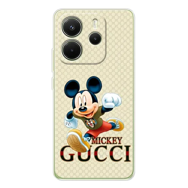 Чехол с принтом «Mikki Gucci» для Xiaomi Redmi Note 14 4G (EU)