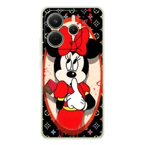 Чехол Disney Mouse Xiaomi Redmi Note 14 4G (PREMIUMPrint) (Минни Маус ЛВ)