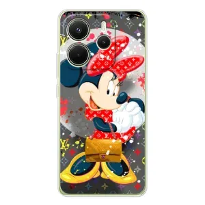 Чехол Disney Mouse Xiaomi Redmi Note 14 4G (PREMIUMPrint) (Minni с бантиком)
