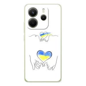 Чехол для Патриота Украины Xiaomi Redmi Note 14 4G - (AlphaPrint) (Мир Украине)