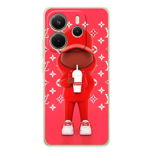 Чехол с принтом «Модный стиль» для Xiaomi Redmi Note 14 4G (EU)