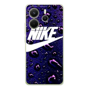 Чехол для Xiaomi Redmi Note 14 4G - с принтом Найк (AlphaPrint) (Найк принт)