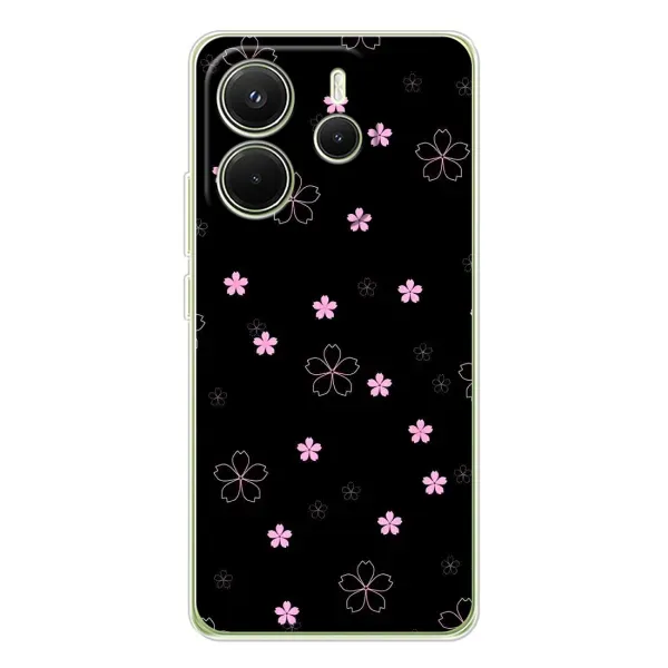 Чехол с принтом «Розовые цветы на черном» для Xiaomi Redmi Note 14 4G (EU) Чехол с принтом «Розовые цветы на черном» для Xiaomi Redmi Note 14 4G (EU)