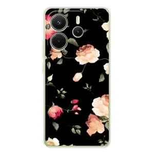 Чохли з квітами для Xiaomi Redmi Note 14 4G (VPrint) (Трояндочки)