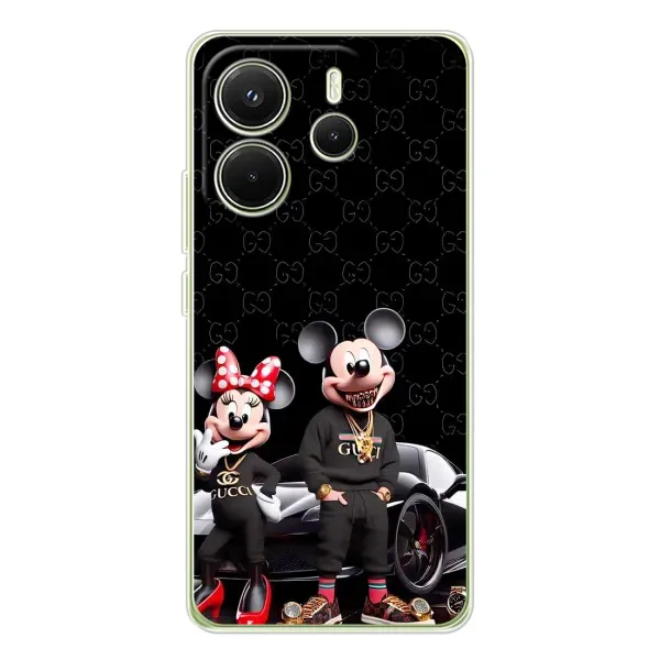 Чехол с принтом «Семья Маусов» для Xiaomi Redmi Note 14 4G (EU)