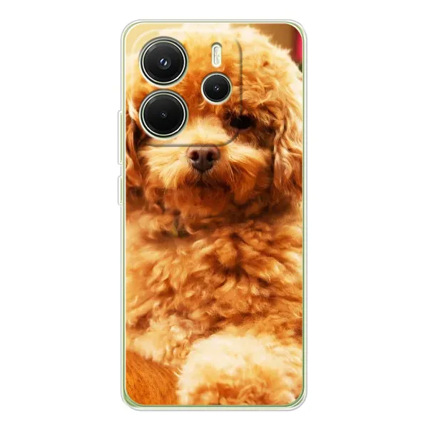 Чехол с принтом «Щенок Бишон» для Xiaomi Redmi Note 14 4G (EU)