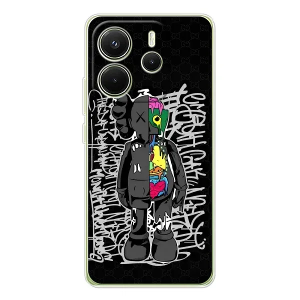Чохол з принтом «Стиль Bearbrick» для Xiaomi Redmi Note 14 4G (EU)