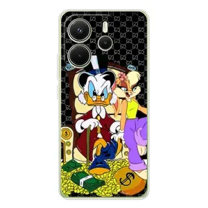 Чехли для Xiaomi Redmi Note 14 4G (EU) - Скрудж МакДак Louis Vuitton (PREMIUMPrint) (Стильна Утка)