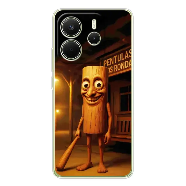 Чехол с принтом «Тунг тунг сахур» для Xiaomi Redmi Note 14 4G (EU)