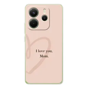 Чохли для мами на Xiaomi Redmi Note 14 4G (Серце мамі)