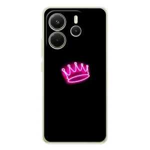 Чехол с принтом «Яркая корона» для Xiaomi Redmi Note 14 4G (EU)