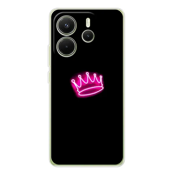 Чехол с принтом «Яркая корона» для Xiaomi Redmi Note 14 4G (EU)