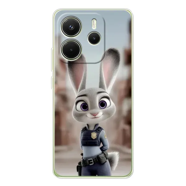 Чехол с принтом «Офицер Джуди Хоппс» для Xiaomi Redmi Note 14 4G (EU)