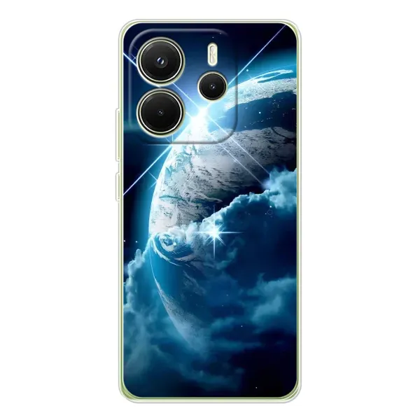 Чехол с принтом «Земля с космоса» для Xiaomi Redmi Note 14 4G (EU)