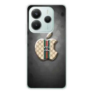 Чехлы ГУЧЧИ для Редми Ноут 14 5Джи (AlphaPrint) (Apple gucci)