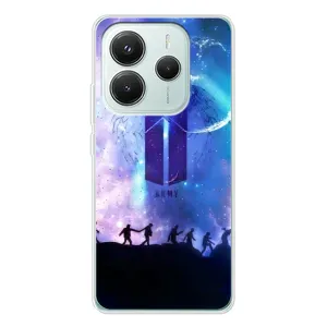 Чохли BTS для Xiaomi Redmi Note 14 5G (AlphaPrint) (Army BTS)