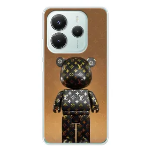 Чехлы для Xiaomi Redmi Note 14 5G - Bearbrick Louis Vuitton (PREMIUMPrint) (Bearbrick)