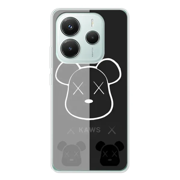 Чехол с принтом «БеарБрик глаза» для Xiaomi Redmi Note 14 5G