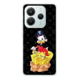 Чехли для Xiaomi Redmi Note 14 5G - Скрудж МакДак Louis Vuitton (PREMIUMPrint) (Богатство Макдака)