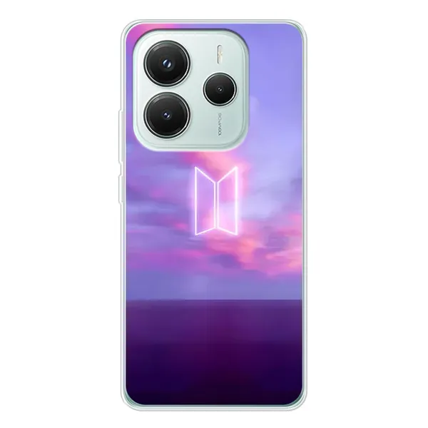 Чохол з принтом «BTS логотип» для Xiaomi Redmi Note 14 5G