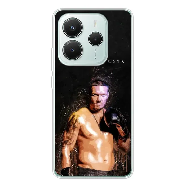 Чохол з принтом «Боксер Олександр Усик» для Xiaomi Redmi Note 14 5G