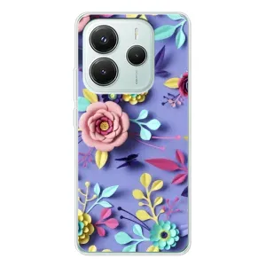 Чохли з квітами для Xiaomi Redmi Note 14 5G (VPrint) (Дизайн квітів)
