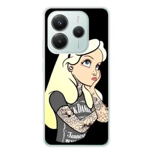 Чехол с печатью для Xiaomi Redmi Note 14 5G - (Мода) (AlphaPrint) (Девочка в тату)
