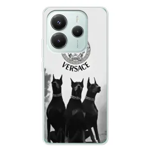 Чехлы VERSACE для Редми Ноут 14 5Джи (PREMIUMPrint) (Доберман Версаче)