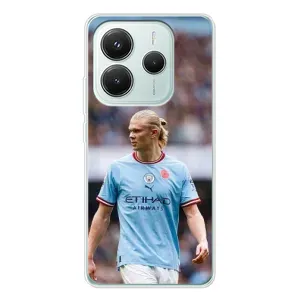 Чехлы с футболистом Ерлинг Холанд для Xiaomi Redmi Note 14 5G (AlphaPrint) (Эрлинг Холанд)