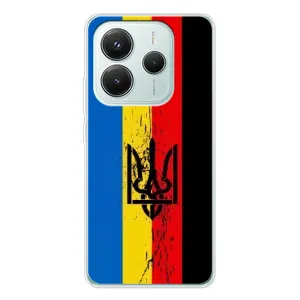 Украинские Чехлы для Xiaomi Redmi Note 14 5G с картинкой УПА (AlphaPrint) (Флаг УПА)