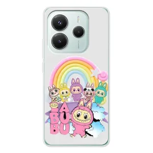 Чохол з Лабубу на Xiaomi Redmi Note 14 5G (Фон Лабубу)