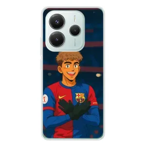 Чехол с футболистом Ламин Ямаль Xiaomi Redmi Note 14 5G (Футболист Ямаль)