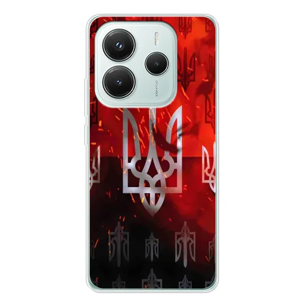 Чохол з принтом «ГЕРБ УПА» для Xiaomi Redmi Note 14 5G Чохол з принтом «ГЕРБ УПА» для Xiaomi Redmi Note 14 5G