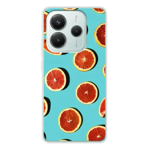 Чохол з принтом «Грейпфрут» для Xiaomi Redmi Note 14 5G