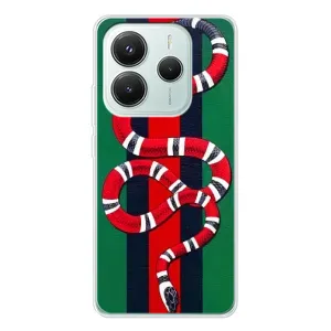 Чехлы ГУЧЧИ для Редми Ноут 14 5Джи (AlphaPrint) (Gucci змия)
