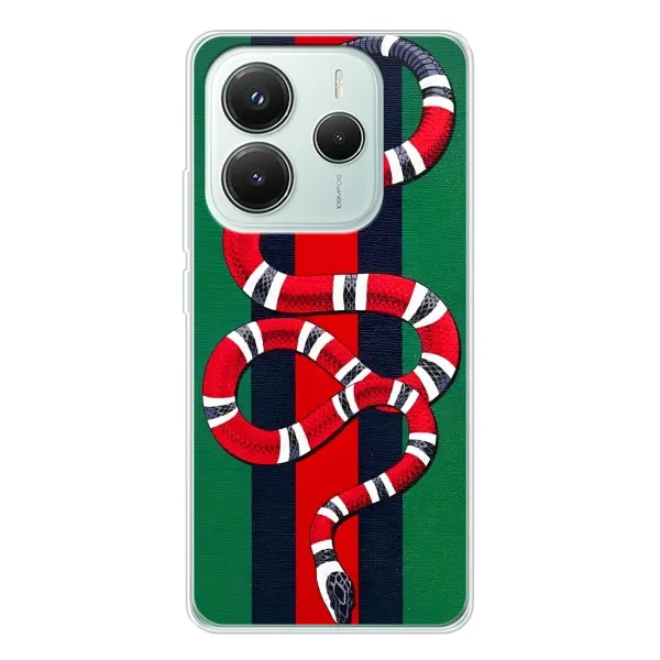 Чехол с принтом «Gucci змия» для Xiaomi Redmi Note 14 5G