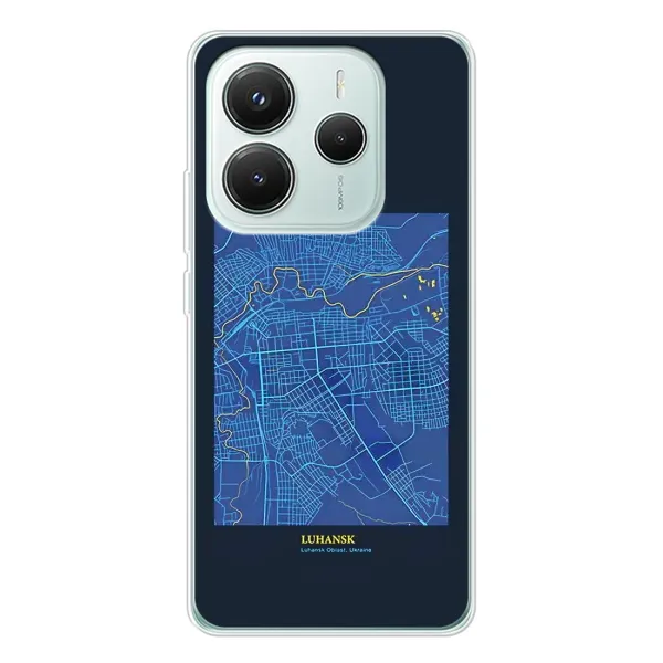 Чохол з принтом «Луганськ» для Xiaomi Redmi Note 14 5G