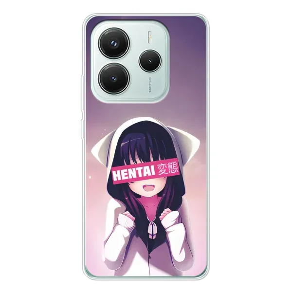 Чехол с принтом «Hentai chan» для Xiaomi Redmi Note 14 5G