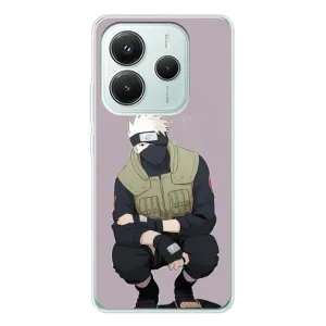 Чехлы Персонажи Аниме Наруто для Xiaomi Redmi Note 14 5G (AlphaPrint) (Какаши)