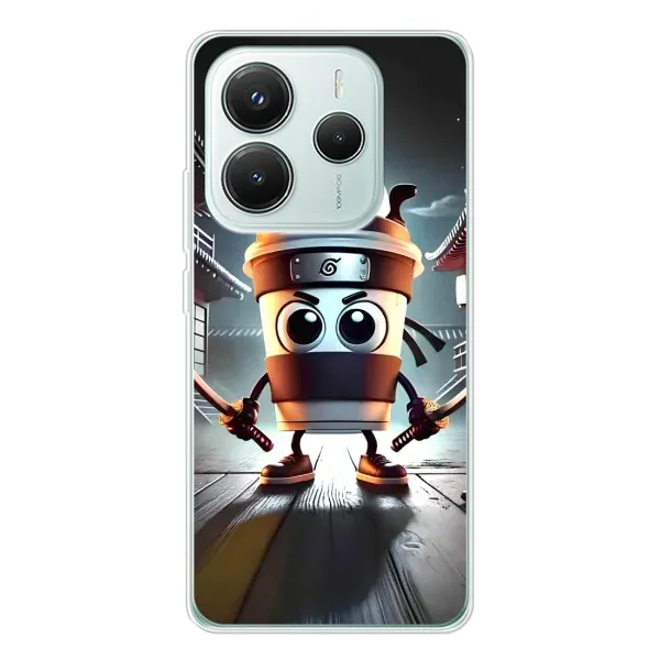 Чохол з принтом «Капучіно асасіно» для Xiaomi Redmi Note 14 5G Чохол з принтом «Капучіно асасіно» для Xiaomi Redmi Note 14 5G